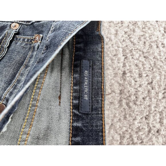 Lucky Brand Jeans Mens 36x32 410 Athletic Fit Medium Dark Wash - Picture 7 of 12